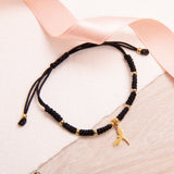 Pulseras Hilo Tejidas - Culebra Negro Libelula