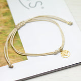 Pulseras Hilo Básicas - Beige Arbol