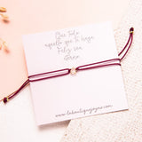 Pulseras Hilo Básicas -   Estrella Slim Purple