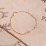 Pulseras Broche - Link Perla