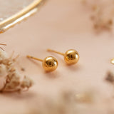 Aretes Mini - Bombitas doradas XS