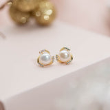 Aretes Mini - Perla Fugaz