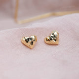 Aretes Mini - Corazón Diamante