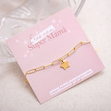 Pulseras Broche - Super Mamá