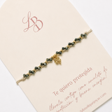 Pulseras Hilo Trenzada - Trébol Golden