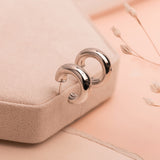 Argollas - Basic Bold Silver