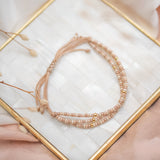 Pulseras Hilo Carlotas - Rose Gold
