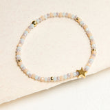 Pulseras Murano - Estrella Combinación pastel bebe