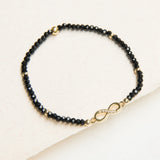 Pulseras Murano - Infinito Muranitos negros