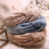 Diadema - Sienna Camel Perlas
