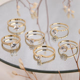 Anillos - Promesa Cristal y circoncitos