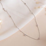 Collares - Puntos de luz Silver