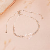 Pulseras Esfera - Corazón Anagrama Silver