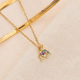 Collares - Elefante circoncitos multicolor