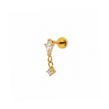 Aretes Piercing - Starlight Drop
