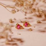 Aretes Mini - Diamante Arcoíris