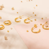 Argollas - Moon Hoops