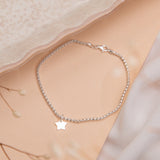 Pulseras Broche- Estrella silver