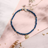 Pulseras Murano - Azul Elefante