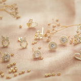 Aretes Mini - Double Heart