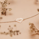 Pulseras Broche - Corazón Anagrama Silver