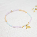 Pulseras Murano - Elefante Tonos Cielo