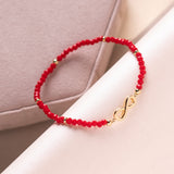Pulseras Murano - Infinito Rojo
