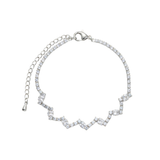 Pulseras Broche - Zig Zag Silver