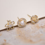 Aretes Mini - Crystal Pearl