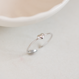 Anillos - Mini Corazón Silver
