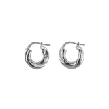 Argollas - Silver Twist
