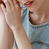 Pulseras Regulable - Blue Hamsa