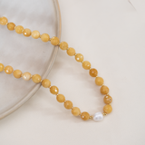 Collares - Cuarzo Mostaza