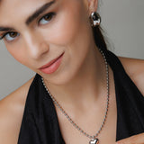 Aretes Mini - Essence Silver