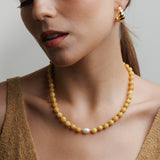 Collares - Cuarzo Mostaza