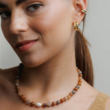 Collares - Cuarzo Café