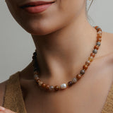 Collares - Cuarzo Café