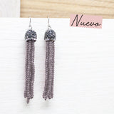 Maxi Aretes - Borla Gris Murano
