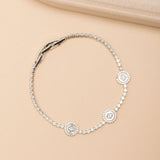 Pulseras Broche - Hamsa Circones Silver