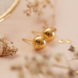Aretes Mini - Bombitas doradas S