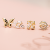 Aretes Mini - Mini Mariposa