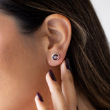 Aretes Mini - Ojo Turco Bezel