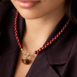Collares - Cuarzo Burgundy