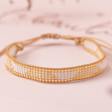 Pulseras Hilo Tejidas - Magic Print Gold