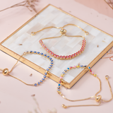 Pulseras Broche - Ojos Turcos Azul