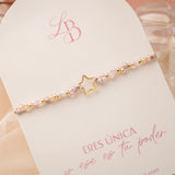 Pulseras Hilo Trenzada - Estrella Nude