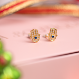 Aretes Mini - Mano Hamsa