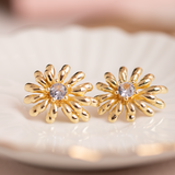 Aretes Mini - Golden Daisy