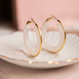 Argollas - Crystal White
