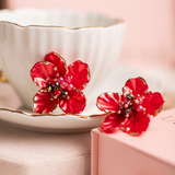 Maxi Aretes - Red Poinsettia